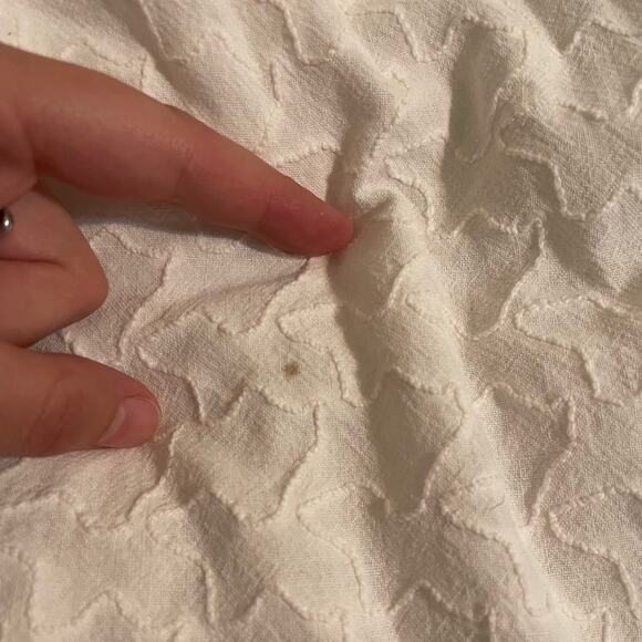 Final price* 50s chenille bedspread white - Picture 5 of 8